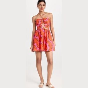 FARM Rio cococabana pink mini dress Medium